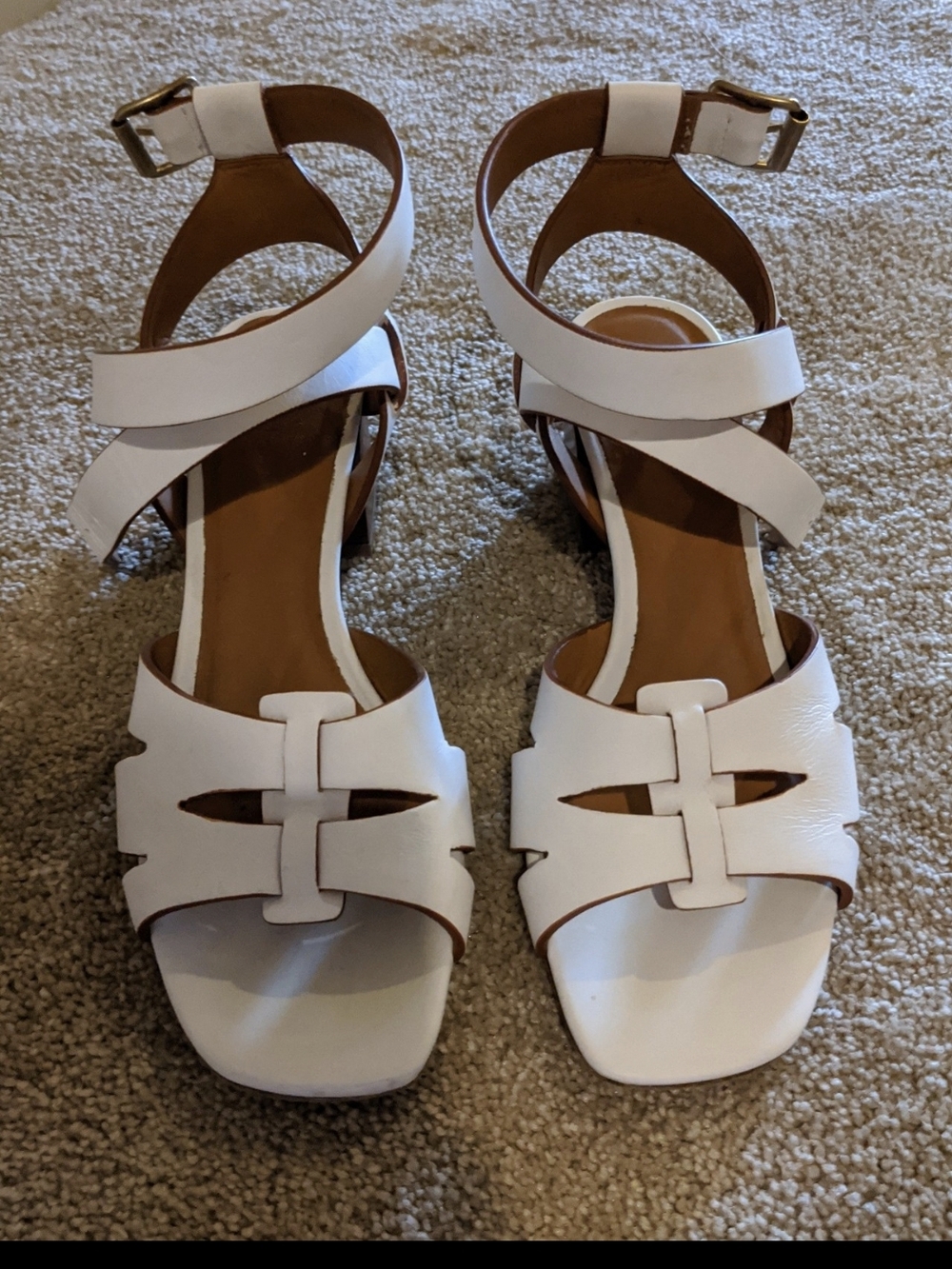 M Gemi Block Sandals Made in Italy size 7.5